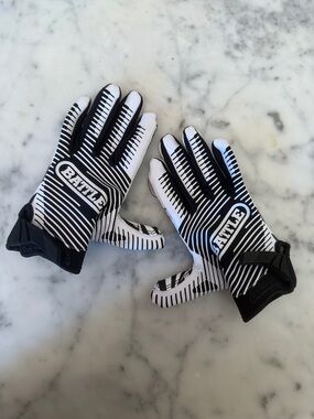 Youth Football Receiver Gloves by Battle. Never worn.